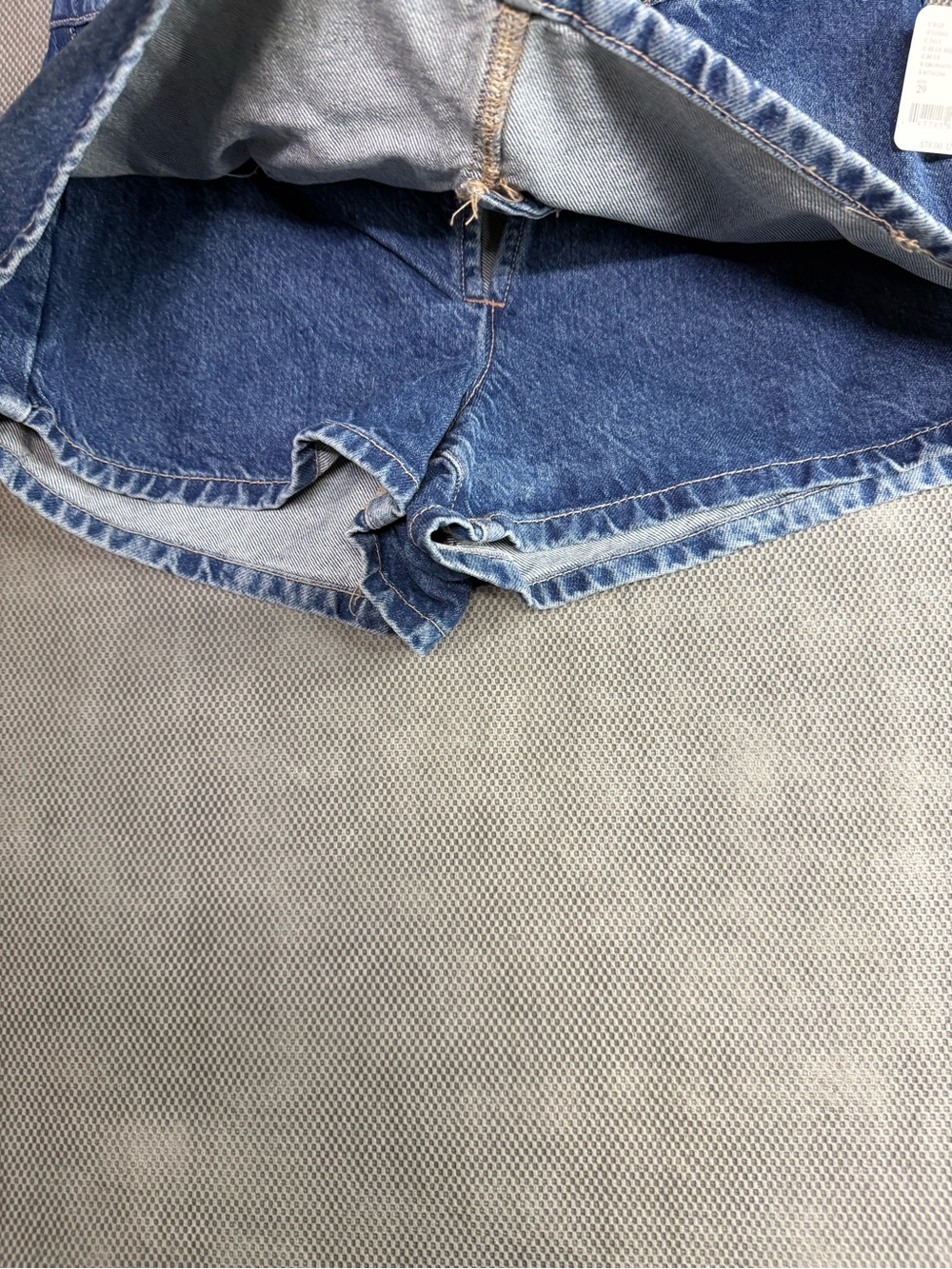 We The Free Classic low rise Denim mini Skort- Blue - Picture 3 of 10